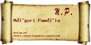 Mágori Paméla névjegykártya